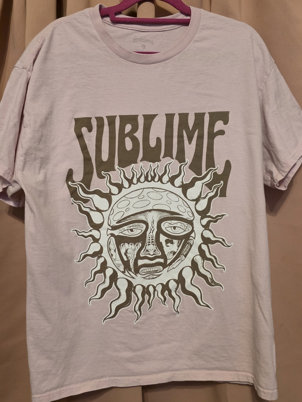 Sublime Women's Short Sleeve Tee in Light Pink